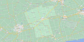 Map of Oxford County, ON.